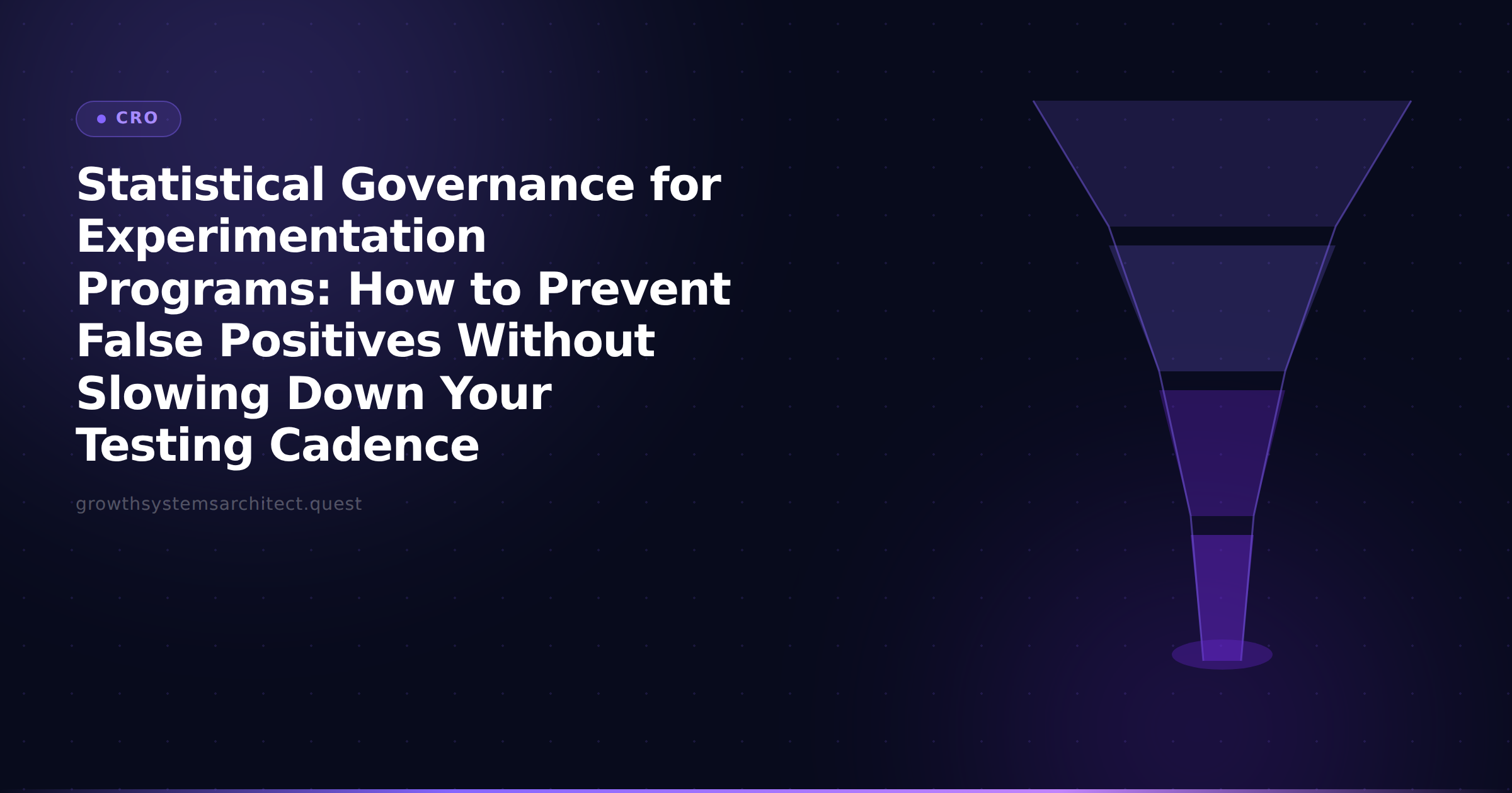 Statistical Governance for Experimentation Programs: How to Prevent False Positives Without Slowing Down Your Testing Cadence