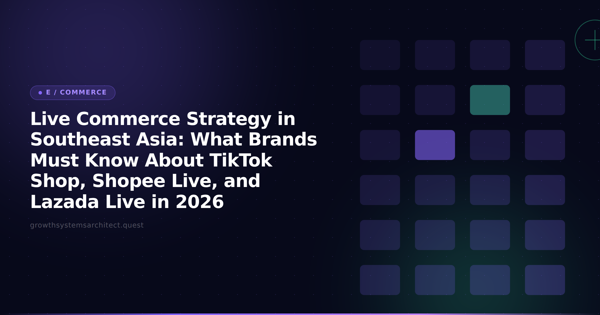 Live Commerce Strategy in Southeast Asia: What Brands Must Know About TikTok Shop, Shopee Live, and Lazada Live in 2026