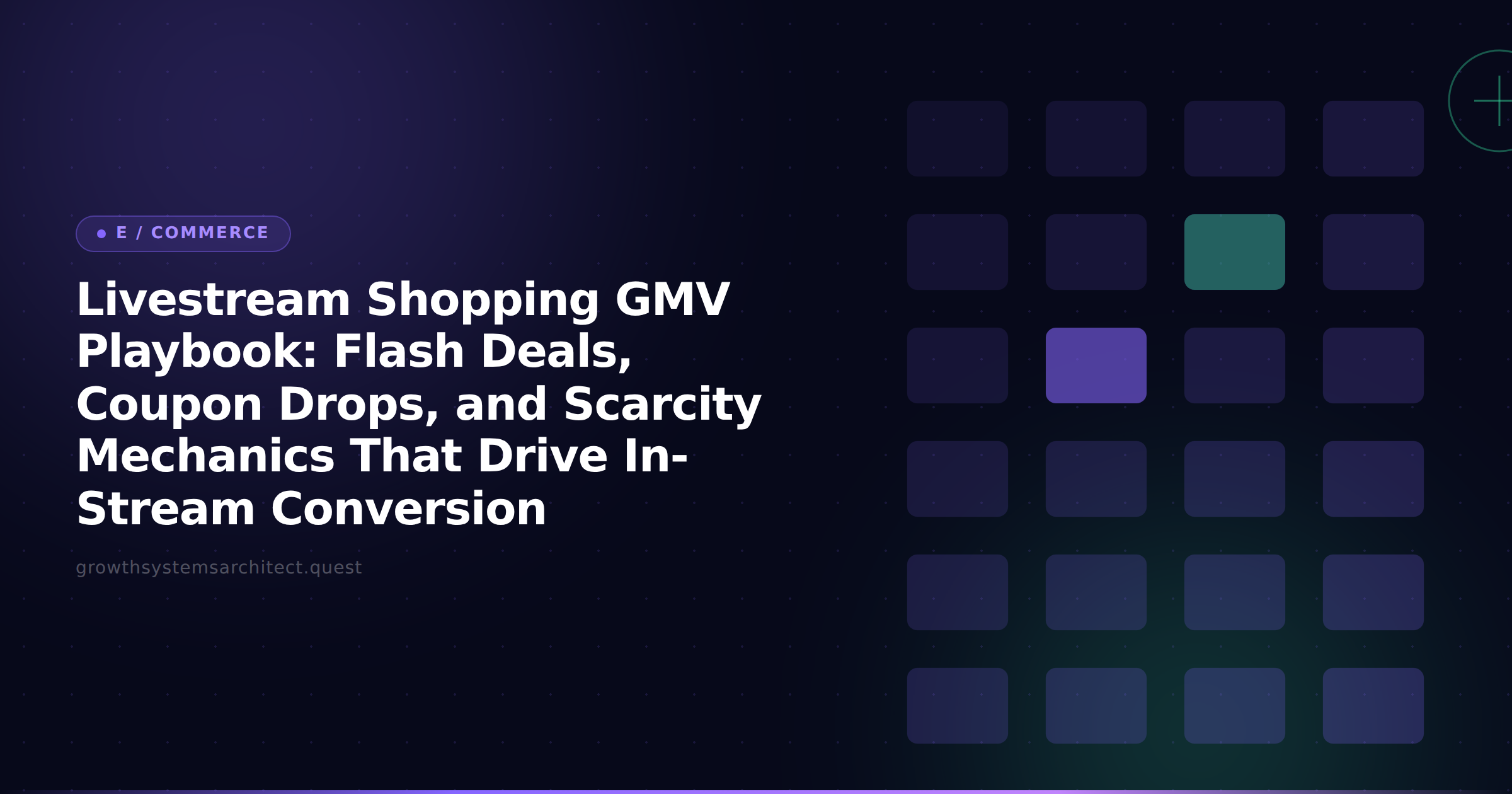 Livestream Shopping GMV Playbook: Flash Deals, Coupon Drops, and Scarcity Mechanics That Drive In-Stream Conversion