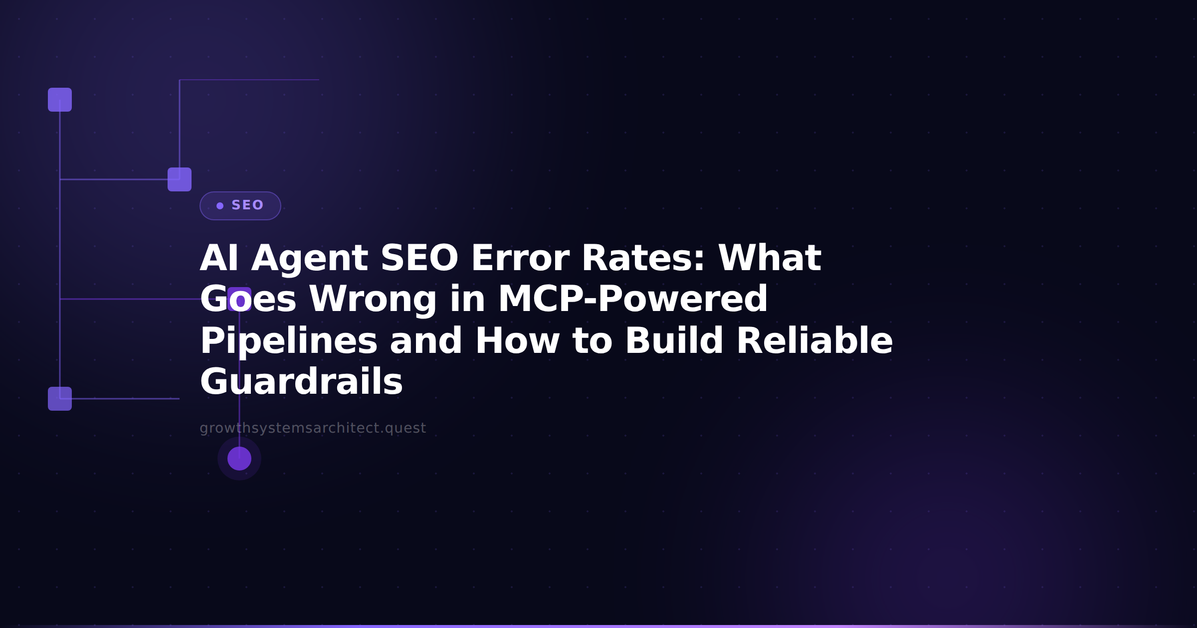 AI Agent SEO Error Rates: What Goes Wrong in MCP-Powered Pipelines and How to Build Reliable Guardrails