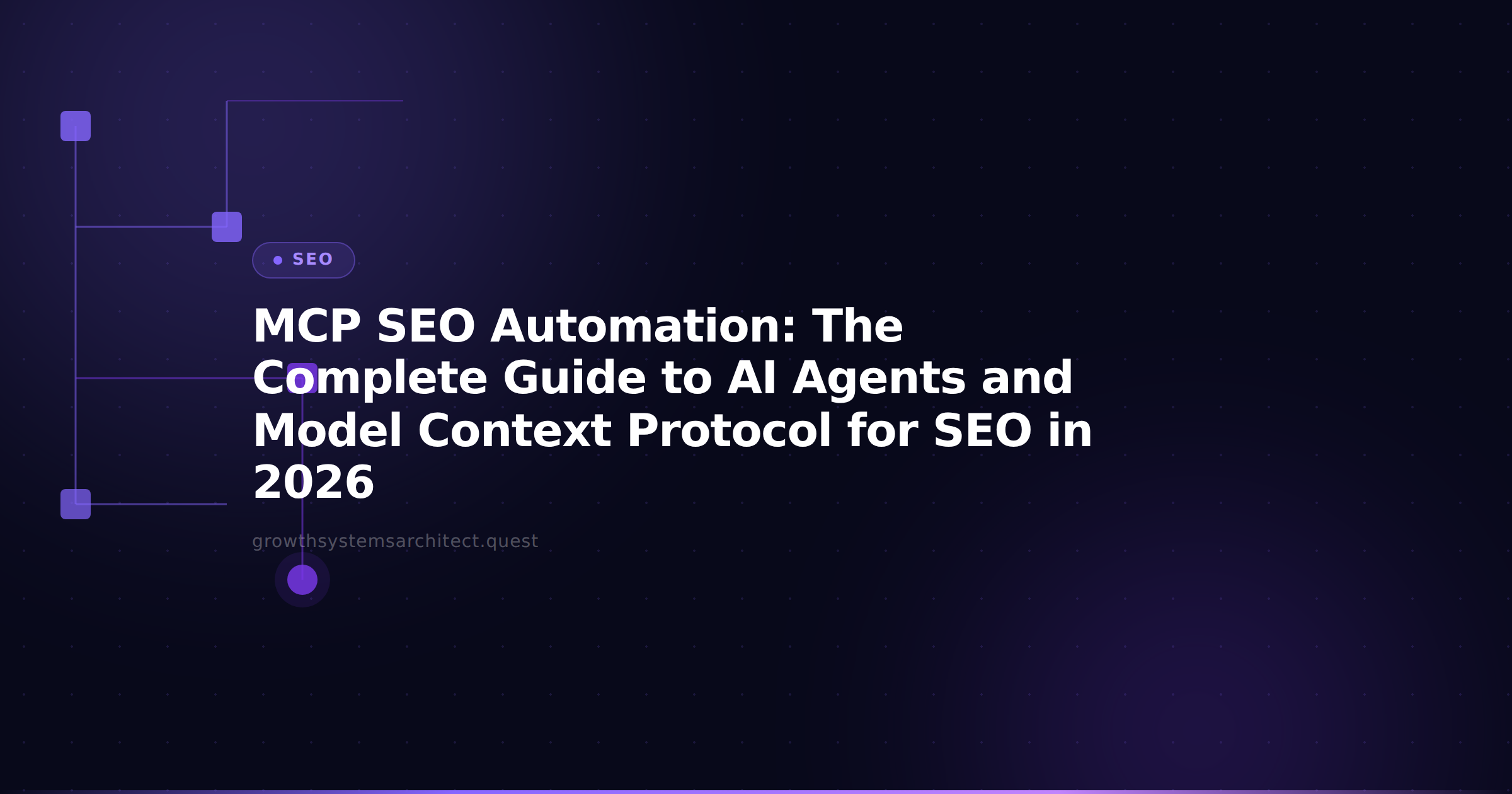 MCP SEO Automation: The Complete Guide to AI Agents and Model Context Protocol for SEO in 2026