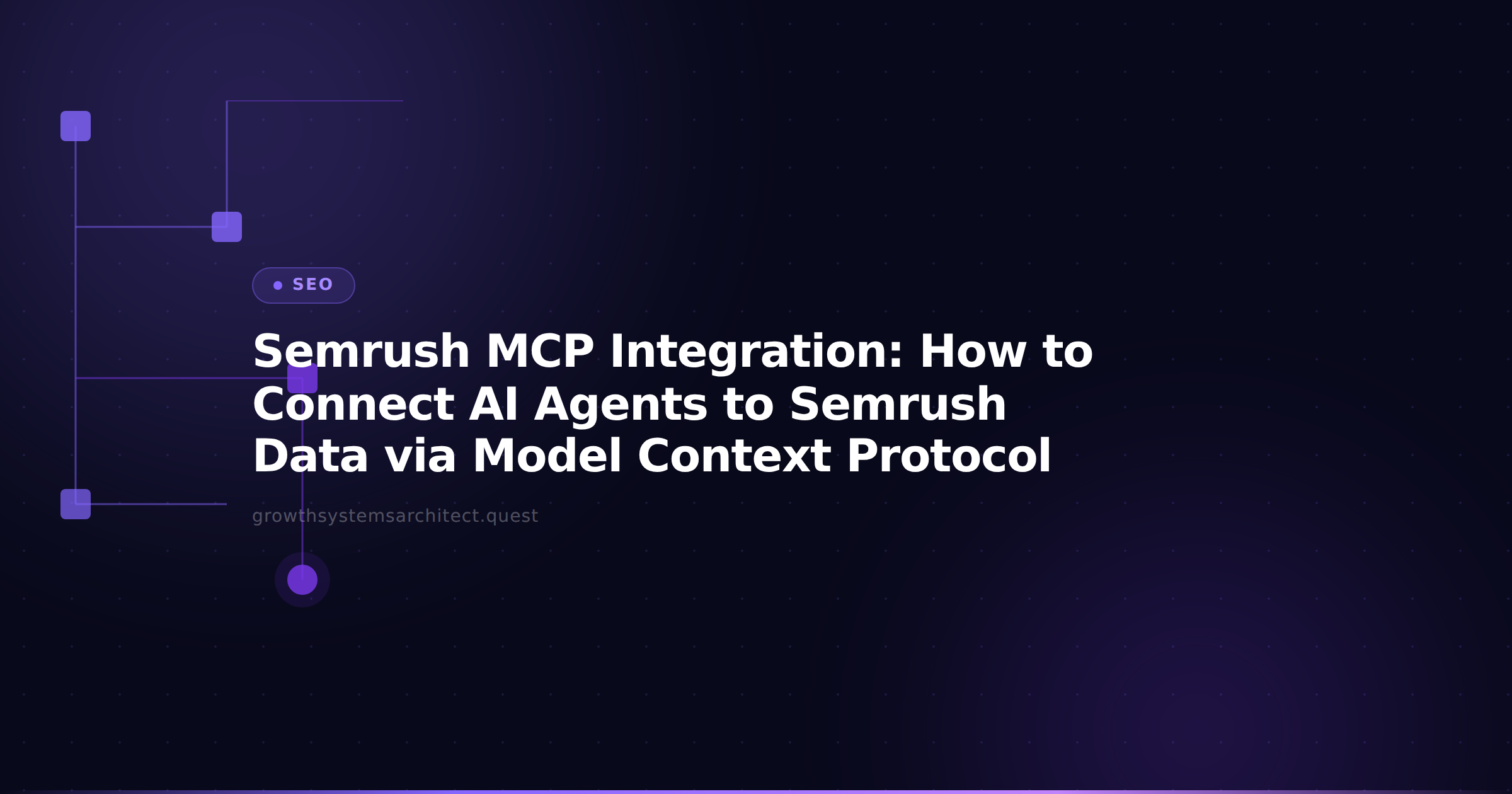 Semrush MCP Integration: How to Connect AI Agents to Semrush Data via Model Context Protocol