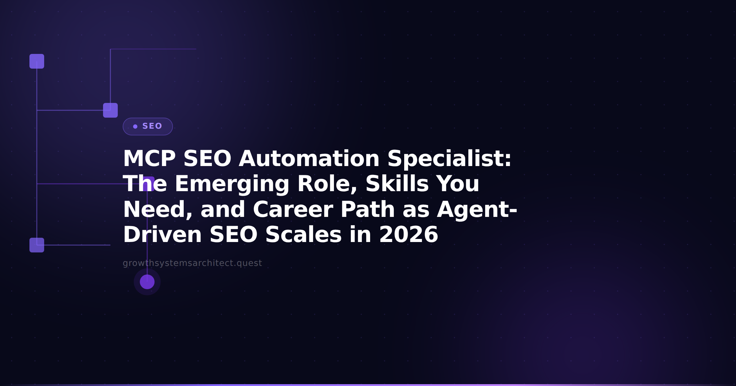 MCP SEO Automation Specialist: The Emerging Role, Skills You Need, and Career Path as Agent-Driven SEO Scales in 2026