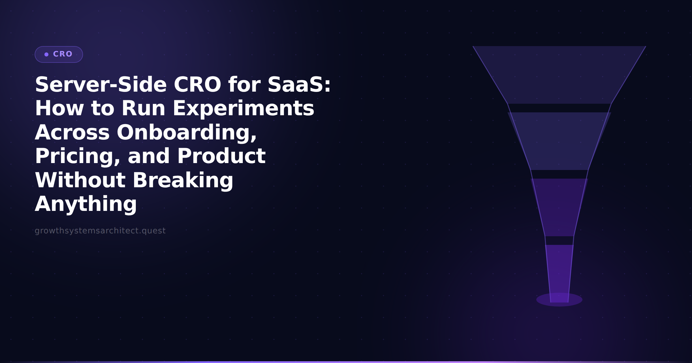 Server-Side CRO for SaaS: How to Run Experiments Across Onboarding, Pricing, and Product Without Breaking Anything